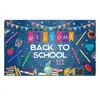 2026 Temporada de Regreso a Clases Transfronteriza Tela de Fondo para Decoración de Apertura Escolar Banderines Colgantes para Fiesta Pancarta de Temporada de Regreso a Clases Cortina de Puerta Bandera Tela de Fondo