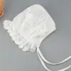 Touca de Renda de Verão para Bebê Chapéu de Princesa Algodão Puro Respirável Chapéu para Foto Atacado para Meninas