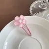 Pinza para el pelo de flor de cerezo rosa estilo japonés para niñas, dulce y delicada con una sensación cremosa, pinza bb de flor de cerezo, accesorio para el pelo para flequillo lateral