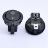 Interruptor basculante KCD1 de duas posições, pino dobrado, topo redondo, base quadrada, 20MM, certificado TUV, interruptor de alimentação tipo barco, certificado CQC