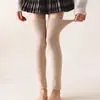 Calcetines Gruesos Cálidos de Coral para Mujer Youlijian Otoño e Invierno por Encima de la Rodilla Calcetines de Piso de Tubo Alto para el Hogar con Punta Completa