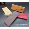 Estojo para Óculos com Textura de Madeira PU, Dobrável Triangular, Feito à Mão pelo Fabricante, Estojo de Couro para Óculos com Logo Imprimível