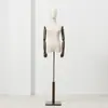 Mannequin de Meio Corpo Feminino para Loja de Roupas, Suporte de Cabeça Estilo Coreano, Mannequin de Corpo Inteiro para Vitrine, Suporte para Vestido de Noiva