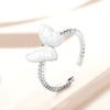 Anel borboleta frittillary estilo fada estilo coreano feminino prata 925 esterlina elegante estilo celebridade da internet anel para dedo indicador joia de mão