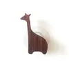 Gancho de Madera Nórdico con Forma de Animal para Colgar en la Pared Gancho de Dibujos Animados Gancho Decorativo para Habitación Infantil
