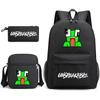 Mochila Inominável Moda Europeia e Americana Mochila para Alunos Masculinos e Femininos Bolsa Transversal Casual Mochila Desenho Animado Fofa