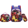 Nueva Mochila Escolar de Dibujos Animados Kpop Sudamericana de Comercio Exterior Set de Tres Piezas Mochila Ultra Ligera Impermeable