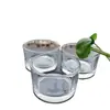 Venta Directa de Fábrica Portavelas Tipo Velita 13 # 5.2*3.2 Taza Recta 8031 Lámpara de Queroseno de Vidrio Portavelas Pequeño