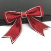 [Arco] Fabricantes spot strass arco pino broche jóias roupas crianças grampo de cabelo decoração FL49