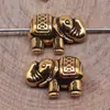 12x 9mm 1G multicolor Accesorios de joyería vintage de venta caliente europeos y americanos cuentas de animales lindos elefante agujero pequeño