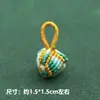 Festival del Bote del Dragón colorido pequeño zongzi colgante colgante tejido a mano DIY pulsera borla joyería accesorios decorativos
