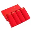 Calzoncillos de algodón tipo triángulo para hombre, holgados y transpirables, ropa interior roja para mediana edad y ancianos, adecuados para el año zodiacal, calzoncillos rojos 100% algodón