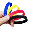 Venda Direta da Fábrica Pulseira de Silicone Pulseira Esportiva Manga de Borracha Cinto Laço de Couro Cor Personalizada Resistente ao Desgaste e Durável
