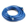 Cable de red de conexión para computadora al por mayor de 1 m a 50 m, cable de red de par trenzado de 8 núcleos, puente preformado con mecanismo RJ45