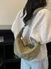 Bolso de Mano para Mujer Diseño de Nicho Estilo Coreano Bolso de Empanada 2026 Nuevo Gran Capacidad Casual Bolso Cruzado de Lona Ligero y Moderno