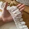 Accesorios con Adorno de Encaje Materiales DIY Decoración Ropa de Muñeca Cinta Volantes Pliegues Soporte Hecho a Mano Abanico