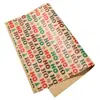Buquê de flores de papel kraft retrô espessado transfronteiriço embalagem de flores frescas caixa de presente papel de embalagem para presente em estoque atacado