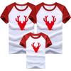 Roupas infantis atacado nova manga curta pai-filho verão Algodão Fino T-shirt roupa da família manga raglan cor correspondência meia manga uma geração de cabelo