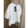 A versão F costuma ser uma excelente camisa, qualquer um fica bem nela! Design Feminino Idade Reduzindo Meia Manga Top Loose