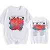 Camiseta Transfronteiriça Aliexpress 2025 Imagine Dragons Loom Tour Manga Curta Feminina Alta Qualidade