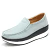 Nuevos Zapatos de Plataforma para Mujer Talla Grande 4142 Transfronterizos Primavera y Otoño Casual Suela Suave Zapatos Mecedores Cuña Zapatos para Madres Zapatos de Suela Gruesa
