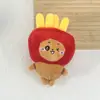 Urso Autodepreciativo Fofo Chiikawa Pelúcia Boneca Pequena Máquina de Garra Figura Pequeno Presente Chaveiro Pingente para Casal