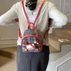 Mochila Gatinho Xadrez Retrô Fofa Feminina 2026 Nova Moda Versátil Leve para o Dia a Dia Viagem Mochila Pequena