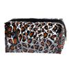 Bolsa de Cosméticos de PVC Transparente Impresa de Venta Caliente Transfronteriza Portátil Simple para Artículos Pequeños Bolsa de Cosméticos Bolsa de Tocador Impermeable y Resistente al Desgaste