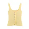 Para Transfronterizo Estilo Europeo y Americano Ropa Nueva para Mujer Aliexpress Casual Simple Versátil Top Chaleco de Punto con Tirantes tipo Sujetador