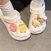 Nuevos Zuecos de Fiesta Tropical Accesorios Encantos Divertidos para Zapatos DIY Lindas Hebillas Versátiles para Zapatos Colgantes Desmontables para la Superficie del Zapato