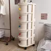 Estante de almacenamiento tipo crema, carrito de bocadillos, soporte para cosméticos, estantería de dormitorio, mesita de noche, estante de almacenamiento móvil debajo de la cama