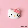 Novo Conjunto de Gatinhos Estilo Doce Acessórios de Resina DIY Acessórios de Cabelo Presilhas de Cabelo Chaveiros Charms para Sapatos Materiais Atacado
