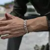 Pulsera Abierta de Nicho Transfronteriza de Amazon para Hombres, Pulsera Ancha, Pulsera Tejida Hecha a Mano Tailandesa, Fábrica de Origen en Stock al por Mayor