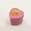 Cajas de Embalaje de Joyería de Alta Gama al por Mayor Transfronterizas en Stock, Anillos, con Forma de Corazón, Octagonales, Redondas, Embalaje de Terciopelo para Joyería