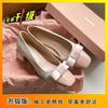 Zapatos de Mujer Mary Jane de Tacón Medio y Tacón Alto, Estilo Francés, Estilo Pequeño Aroma, Zapatos de Tacón Grueso, Novedad Primavera y Otoño 2025, Brisa Suave