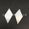 Concha de água doce triângulo temperamento brincos longos geométricos DIY acessórios para cabelo caseiros brincos de cocar acessórios de joias materiais