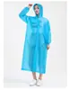 Impermeable PEVA de ala ancha para adultos y niños, universal, portátil, poncho de lluvia reutilizable