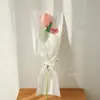 Empaque de flor rosa individual Día de la Madre Clavel bolsa para ramo individual 520 bolsa para ramo de enamorados al por mayor