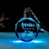 Pingente de chaveiro de cristal luminoso personalizável para meninas presente de aniversário criativo decoração da sorte presente sincero Dia do Professor