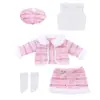 Roupas de Boneca de Pelúcia de Inverno Novas de 18 polegadas para Bonecas American Girl, Roupas e Acessórios de Boneca Estilo Chanel Atacado