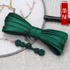 Botão de fivela cheongsam botão de cabaça com conta de jade chinesa traje Tang botão tradicional feito à mão acessórios de decoração de roupas estilo étnico