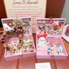 Set de Regalo Caja de Accesorios para el Cabello Infantil, Pinzas para el Cabello Estilo Princesa para Niñas, Gomas para el Cabello, Adornos para la Cabeza Lindos de Dibujos Animados, Regalo de Cumpleaños, Estilo de Alta Gama