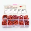 Juego de Juntas Tóricas de Silicona de 351/370/390 Piezas, Resistente al Aceite, Resistente a la Corrosión por Alta Temperatura, Sellos para Tuberías de Reparación Automotriz