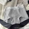 Pantaletas de Seguridad de Cuatro Esquinas para Mujer, Encaje Antibacteriano Grado 10A, Calzoncillos tipo bóxer de Algodón Puro con Entrepierna Extendida, Pantaletas Triangulares al por Mayor