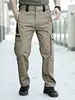 Pantalones Tácticos de Verano Duraderos para Hombre Transfronterizos 2026, Cómodos de Secado Rápido, Estilo Militar Simple, Pantalones Cargo Multibolsillos en Stock
