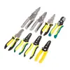 Pinzas Multifuncionales para Cortar, Engarzar, Dividir, Enrollar, Pelar y Tirar de Cables, Cables Eléctricos, Cables de Red y Pinzas Pelacables