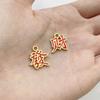 Fortune Alloy Oil Dropping Jewelry Acessórios Estilo Chinês Caracteres Chineses Fortune Pingente DIY Brincos Chaveiro Jóias Acessórios