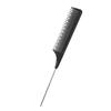 Pente de agulha de aço pente pente de cauda pontiaguda pente pente de cabelo maquiador especial rato cauda split pente peruca de aço pente dente
