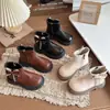 Botas para Niña Botas tipo Martin para Niño 2026 Nuevo Estilo Botas de Piel Suave para Niñas Pequeñas Suela Temporada Otoño/Invierno Botines Tipo Princesa para Bebés Niñas