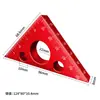 Regla triangular extendida de aleación de aluminio para carpintería, regla de ángulo métrico, herramienta de medición de marcado y posicionamiento para carpintería